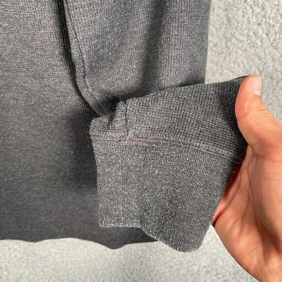 Banana Republic Mens Long Sleeve Waffle Pullover Sweater Size L Zip V Neck - Picture 8 of 11